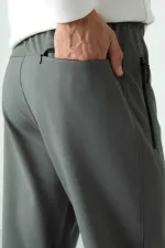 0489 Chemisier en maille à col licou - Biscuit