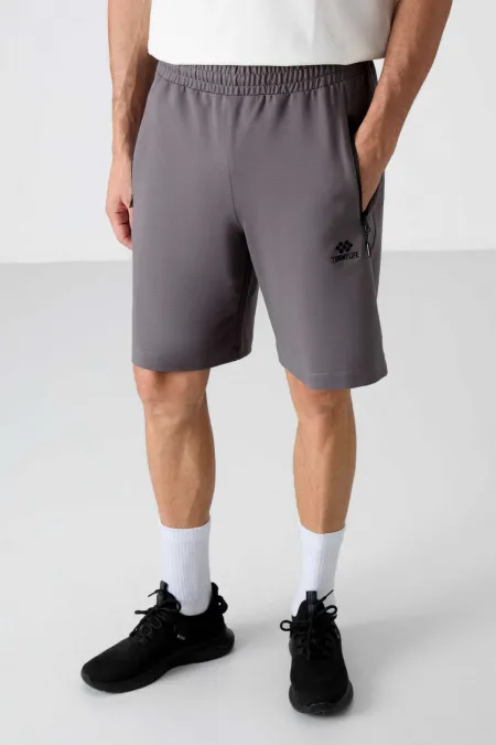 Short Tommylife Wholesale Standard Fit Basic pour homme 81136 Gris foncé