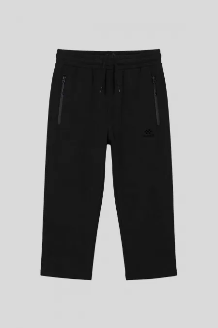 Pantalon Capri noir classique pour homme Tommylife, avec poches zippées - 83095