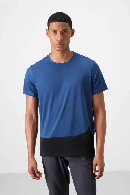 Tommylife Wholesale Crew Neck Standard Fit Active Sport Men's T-Shirt 88383 Parliament