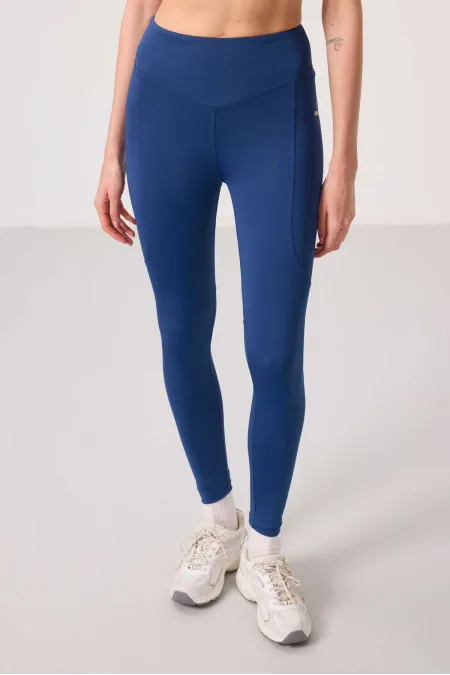 Leggings de performance extensibles en polyester Tommylife Wholesale pour femmes - 94666 Parliament