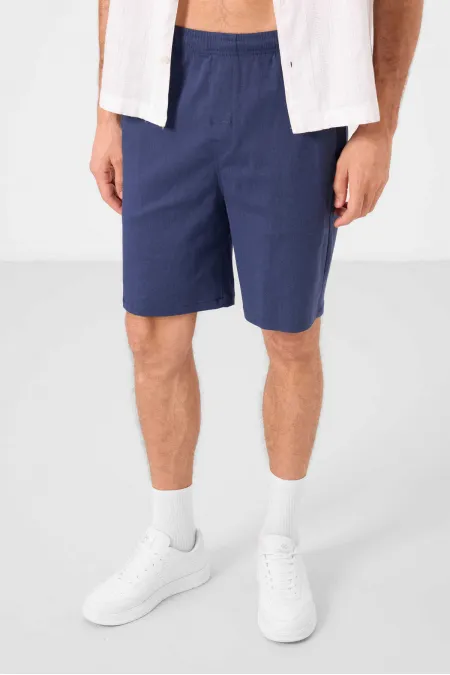 Short chino extensible léger, coupe standard, tissé, Tommylife Wholesale 81292 Parliament