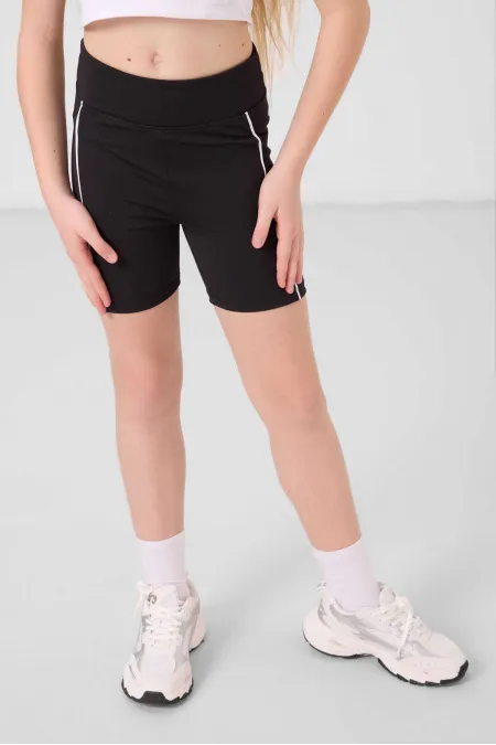 Leggings Tommylife Wholesale Flexible Standard Fit Basic Performance pour filles 75189 Noir