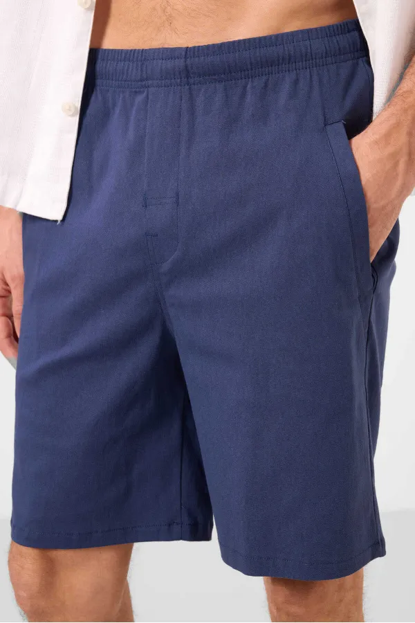 Short chino extensible léger, coupe standard, tissé, Tommylife Wholesale 81292 Parliament