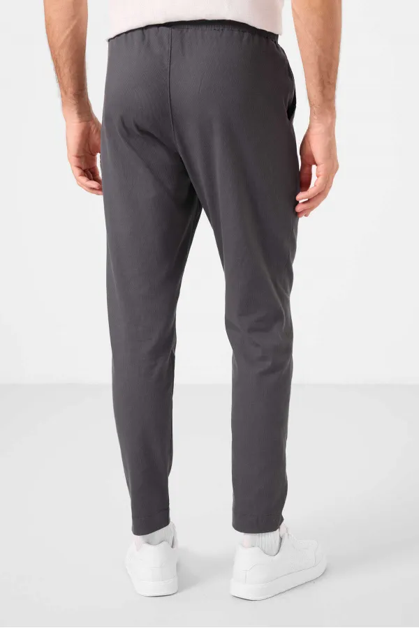 Pantalon chino extensible léger, coupe standard, tissé, Tommylife Wholesale, pour homme, référence 82177, couleur anthracite