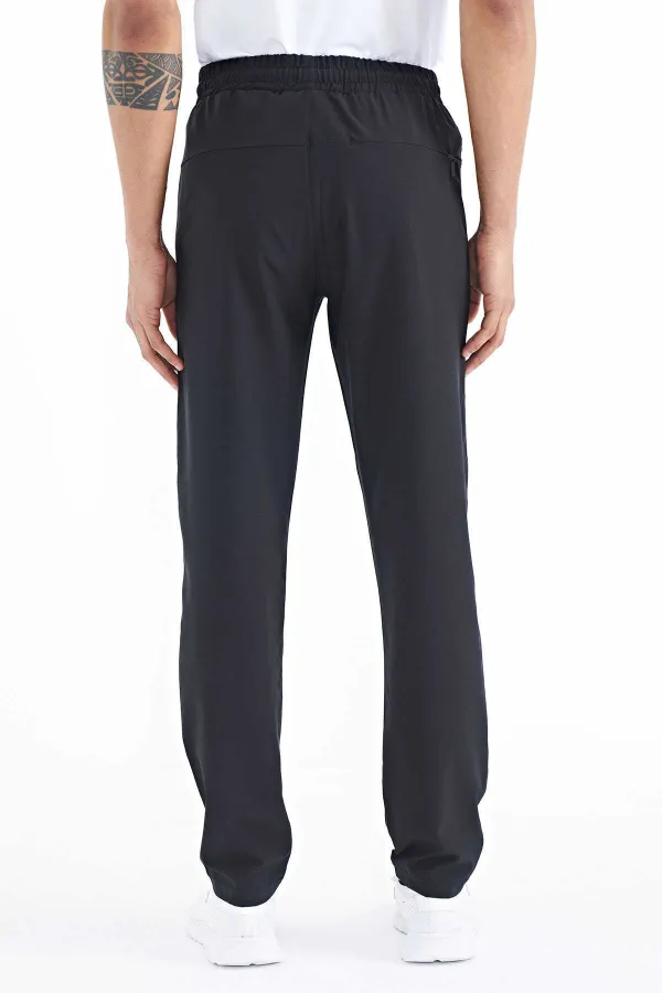 Bas de survêtement Tommylife pour homme, coupe classique, coupe standard, trois poches, 84768, noir