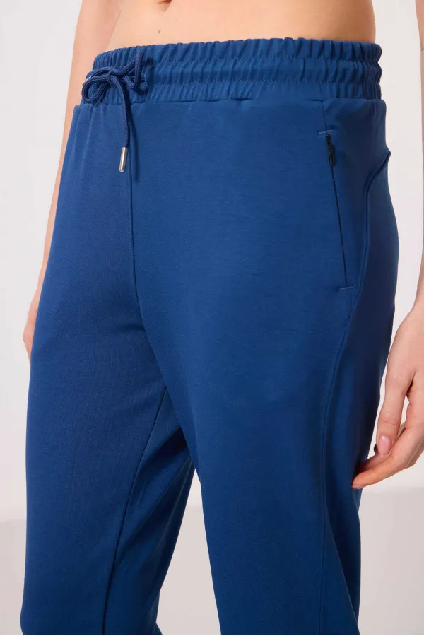 Pantalon Tommylife Wholesale pour femme, coupe slim, fermeture éclair invisible et texture douce - 94668 Parliament