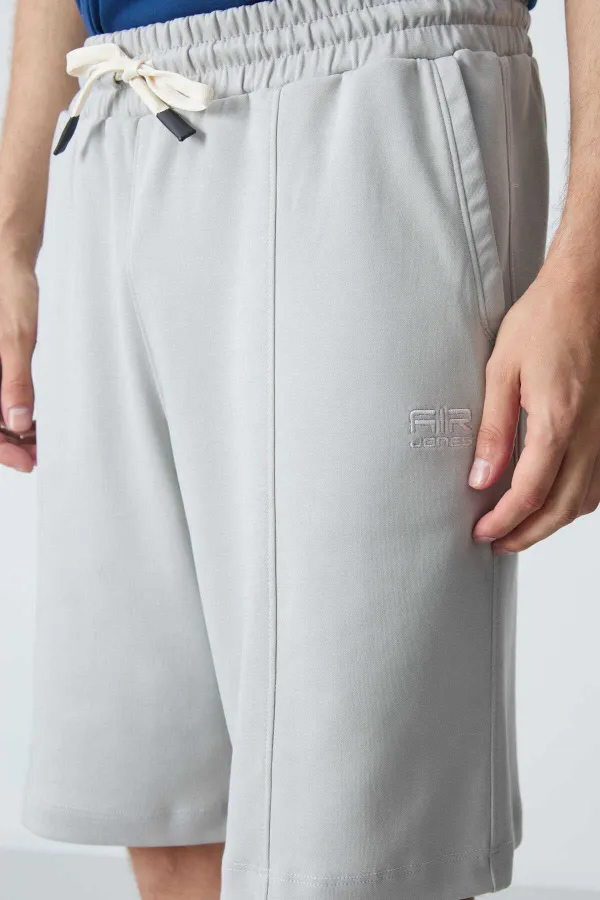 Tommylife Wholesale Comfort Fit Basic Men's Shorts 81277 Stone