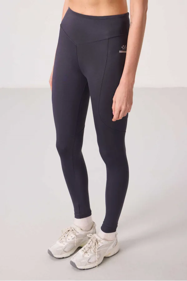Tommylife Wholesale Polyester Standard Fit Stretch Performance Women's Leggings - 94666 Anthracite