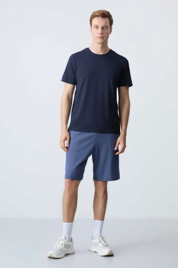 Short basique confort Tommylife Wholesale pour homme 81277 Petrol