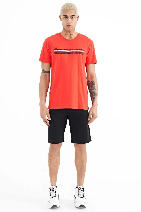 Tommylife Toptan Stew O Yaka Standart Kalıp Baskılı Erkek T-Shirt 88229 Fiesta