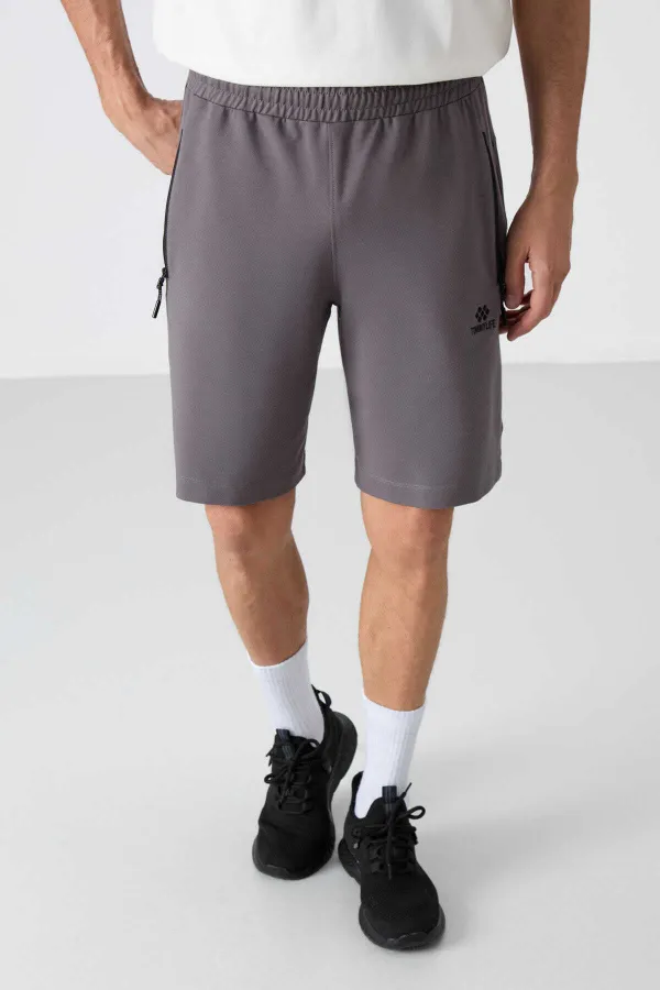 Short Tommylife Wholesale Standard Fit Basic pour homme 81136 Gris foncé