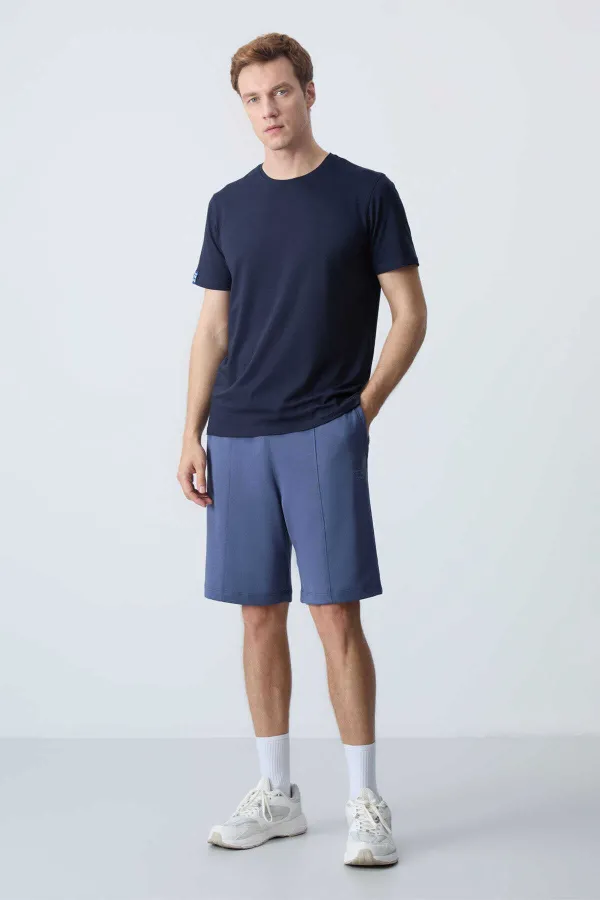 Short basique confort Tommylife Wholesale pour homme 81277 Petrol