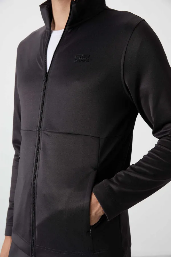 Tommylife Toptan Bran Standart Kalıp Scuba Basic Erkek Eşofman Takım 85199 Antrasit