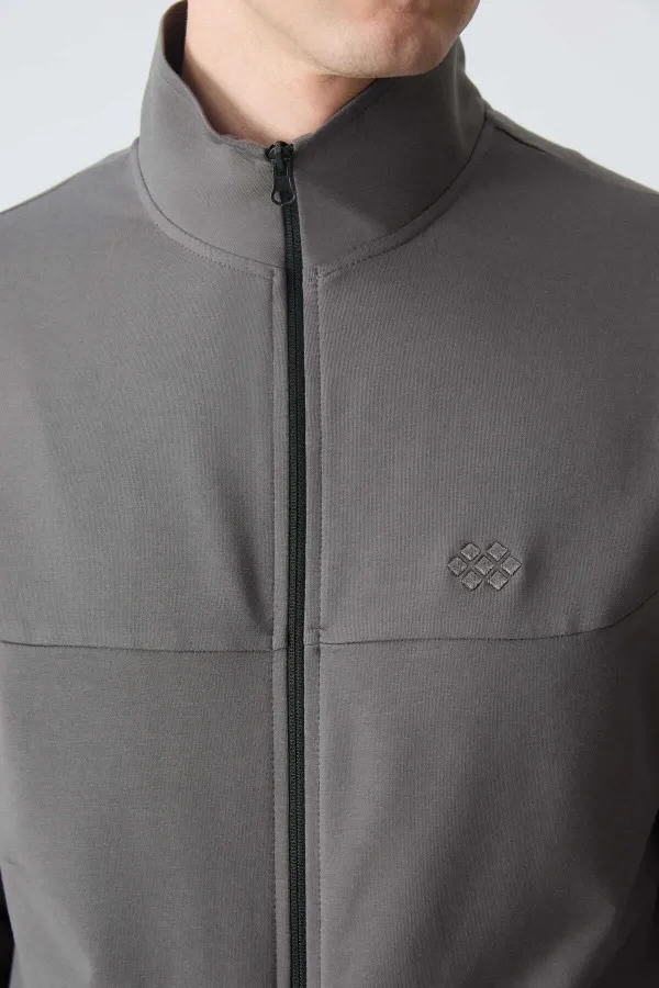 Ensemble de survêtement Tommylife Wholesale Relaxed Fit Basic pour homme 85260 Gris foncé