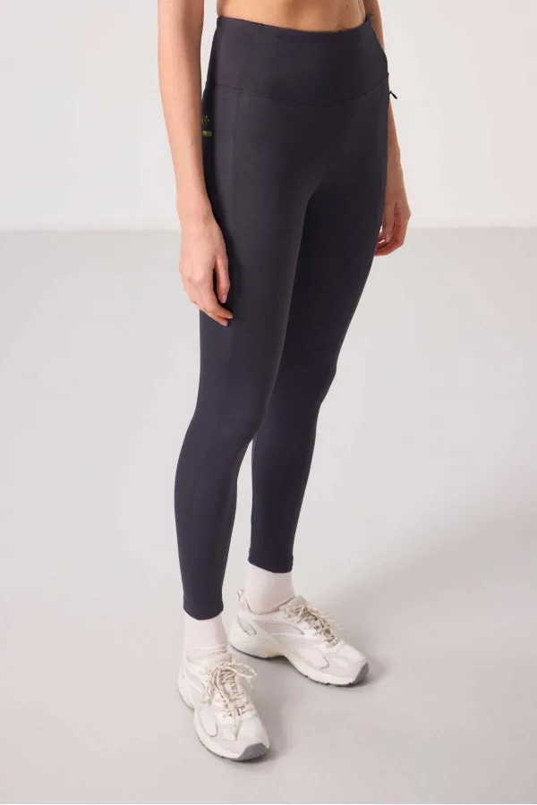 Tommylife Wholesale Polyester Flexible Standard Fit Performance Women's Leggings - 94667 Anthracite