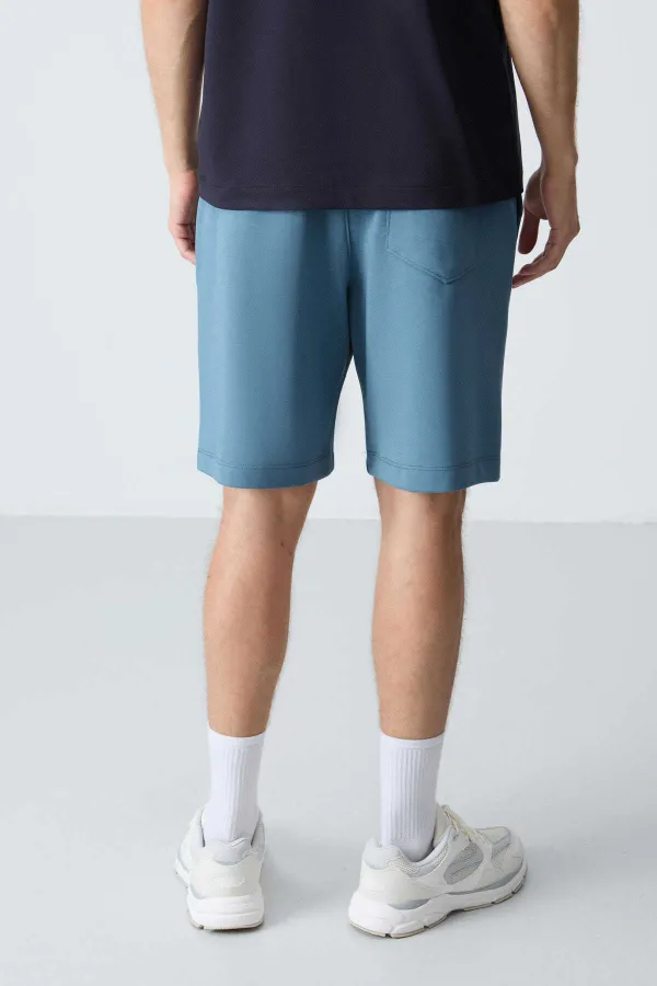 Tommylife Toptan Comfort Fit Basic Erkek Şort 81275 Orman Yeşili