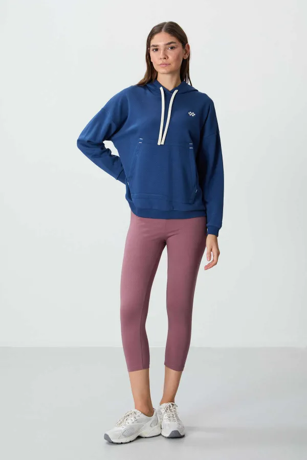 Tommylife Wholesale Hooded Oversize Women's Sweatshirt 97291 Parliament