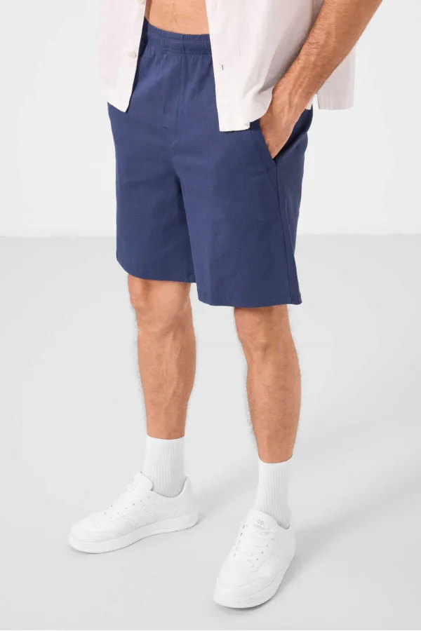 Short chino extensible léger, coupe standard, tissé, Tommylife Wholesale 81292 Parliament