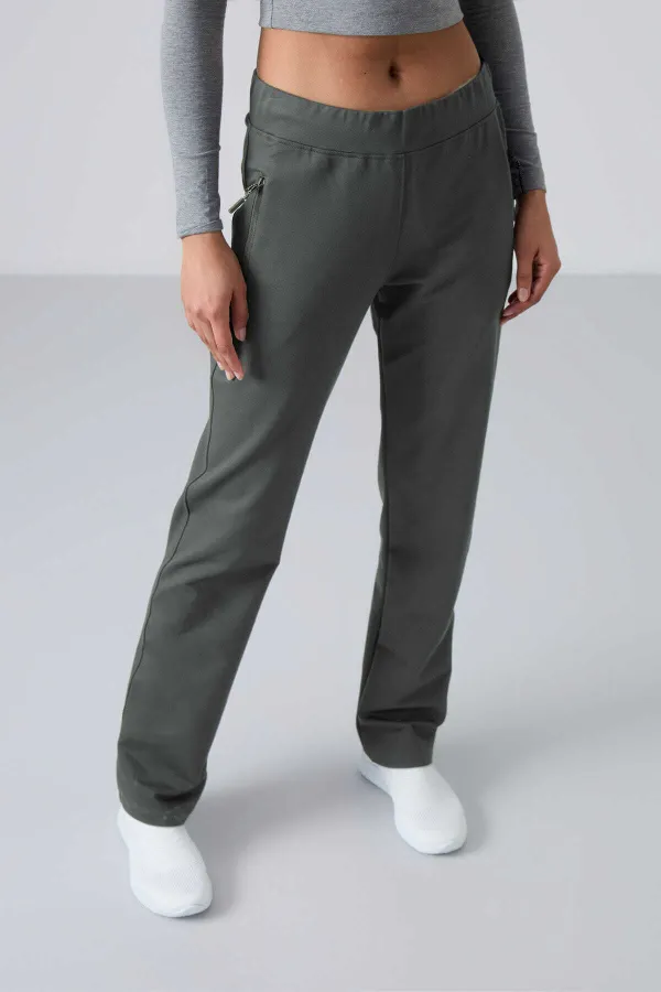 Tommylife Wholesale Çağla Pantalon de survêtement classique confortable à poches zippées pour femme - 94195