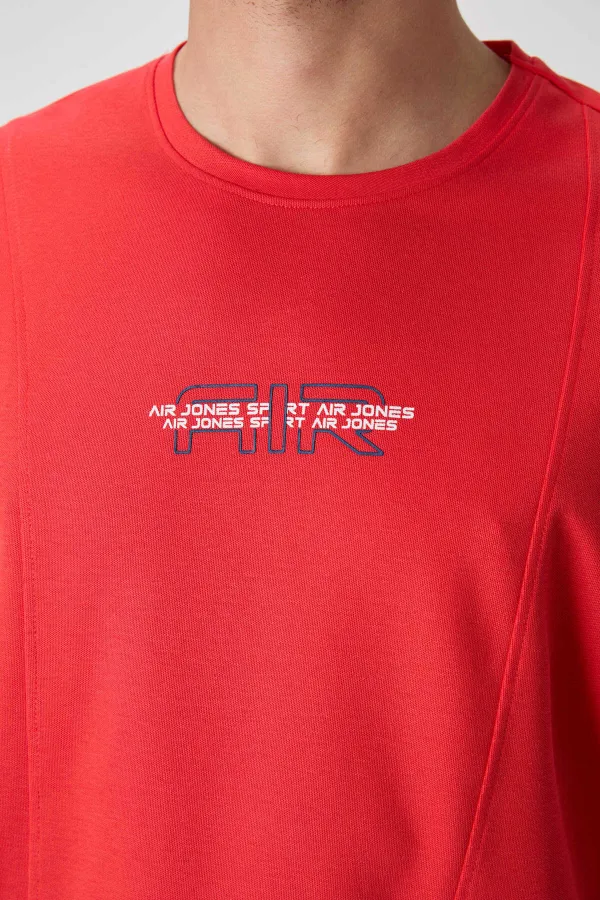 Tommylife Toptan O Yaka Oversize Baskılı Erkek T-Shirt 88372 Fiesta