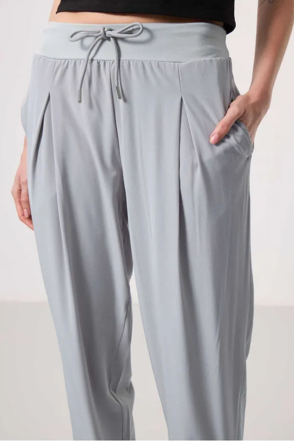 0489 Chemisier en maille à col licou - Biscuit