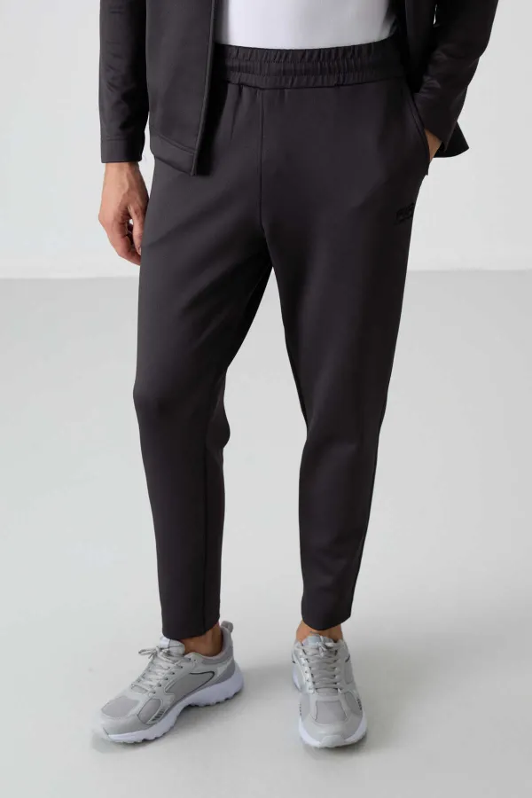 Tommylife Toptan Bran Standart Kalıp Scuba Basic Erkek Eşofman Takım 85199 Antrasit