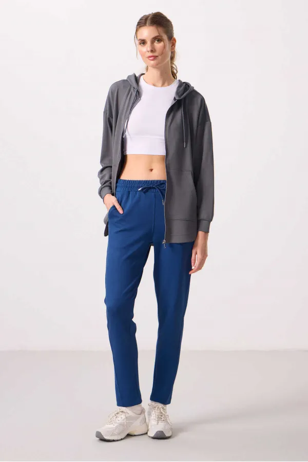 Pantalon Tommylife Wholesale pour femme, coupe slim, fermeture éclair invisible et texture douce - 94668 Parliament