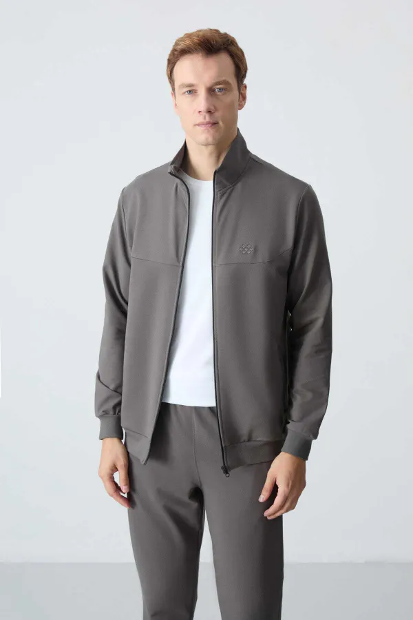 Ensemble de survêtement Tommylife Wholesale Relaxed Fit Basic pour homme 85260 Gris foncé