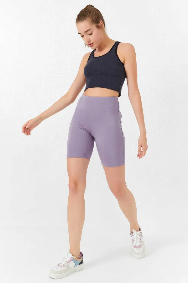 Débardeur court sans manches Tommylife, coupe ajustée, col en U, anthracite, en gros - 97162