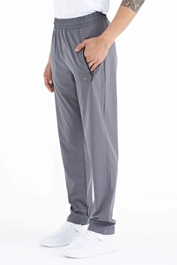 Bas de survêtement Tommylife pour homme, coupe classique, coupe standard, trois poches, 84768 kaki