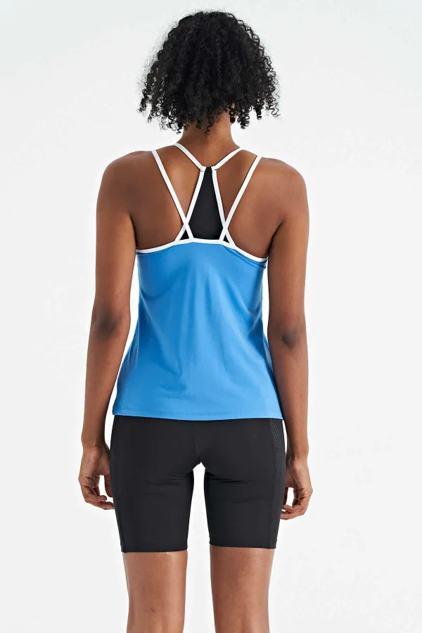 Débardeur de sport Tommylife pour femme, coupe standard, dos à double bretelle - 97258