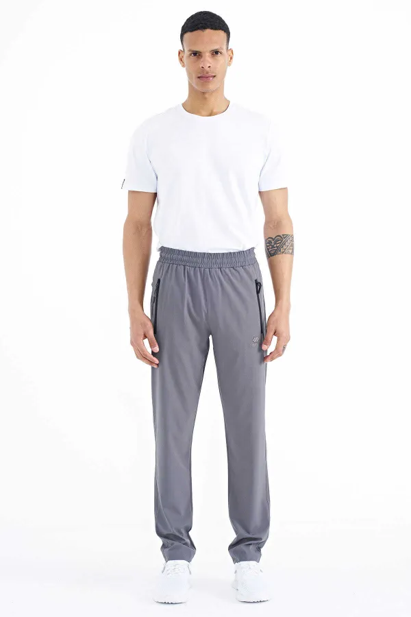 Bas de survêtement Tommylife pour homme, coupe classique, coupe standard, trois poches, 84768 kaki