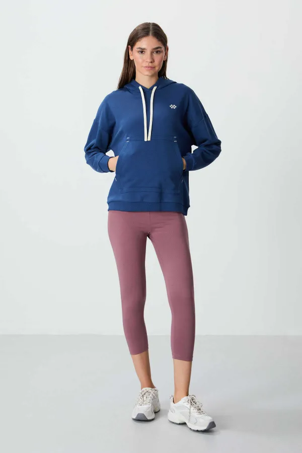 Tommylife Wholesale Hooded Oversize Women's Sweatshirt 97291 Parliament