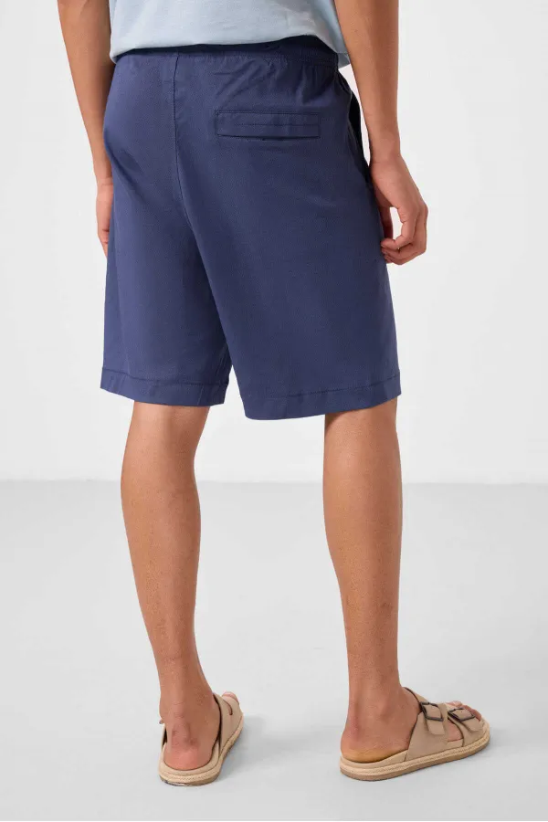 Short chino extensible léger, coupe standard, tissé, Tommylife Wholesale 81293 Parliament