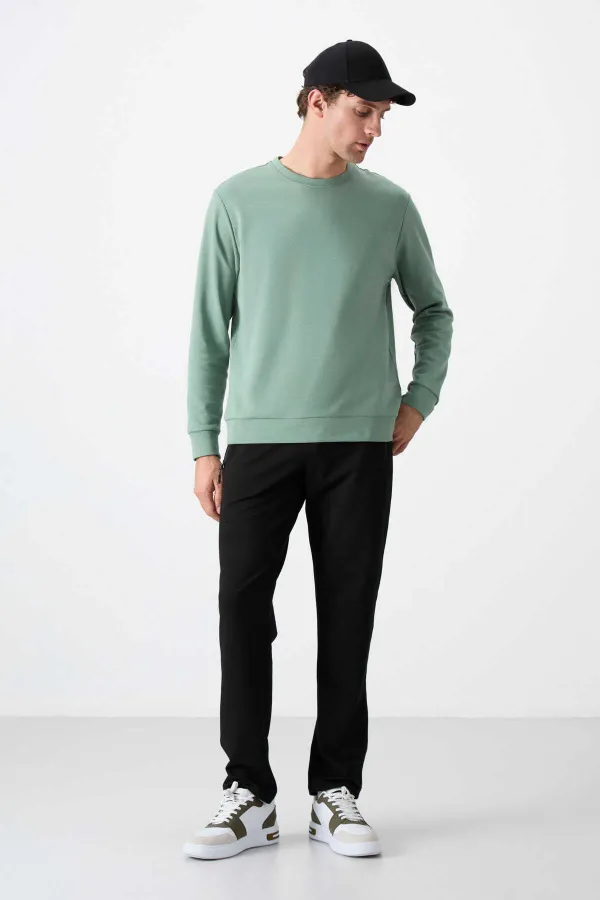 Bas de survêtement Tommylife Slim Fit Classic Leg pour homme, vente en gros, 84671, noir