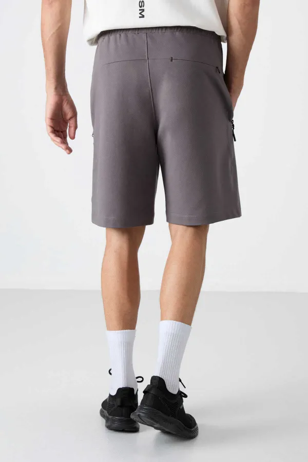 Short Tommylife Wholesale Standard Fit Basic pour homme 81136 Gris foncé