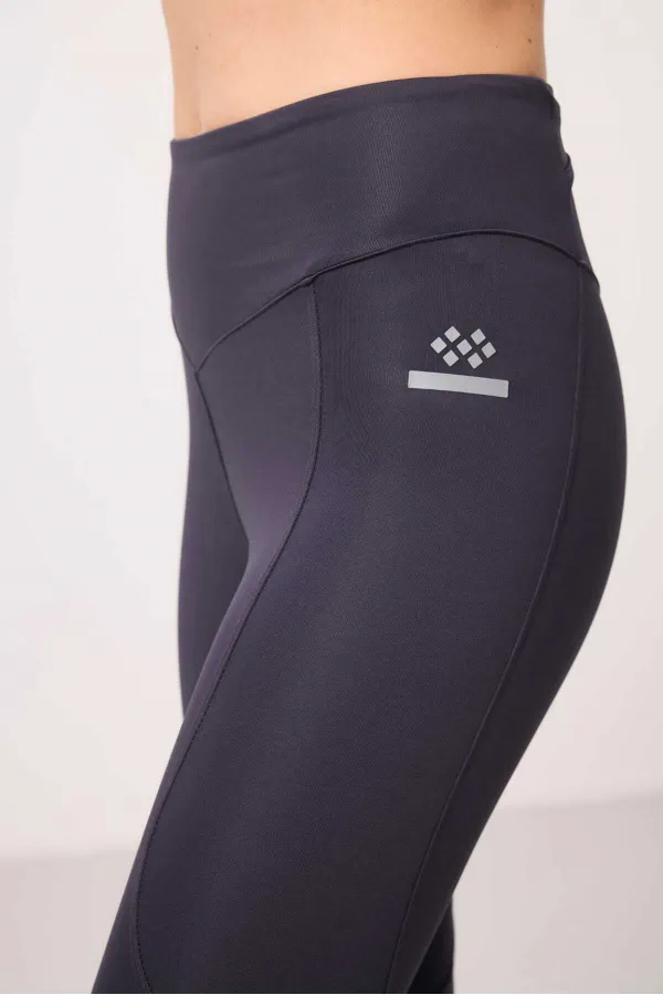 Tommylife Wholesale Polyester Standard Fit Stretch Performance Women's Leggings - 94666 Anthracite