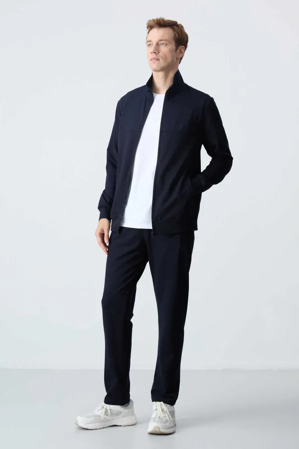 Ensemble de survêtement Tommylife Wholesale Relaxed Fit Basic pour homme 85260 Bleu marine