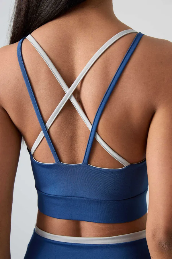 Tommylife Toptan Yüksek Bel Dar Paça Kadın Büstiyer Tayt Takım 95333 Parlament