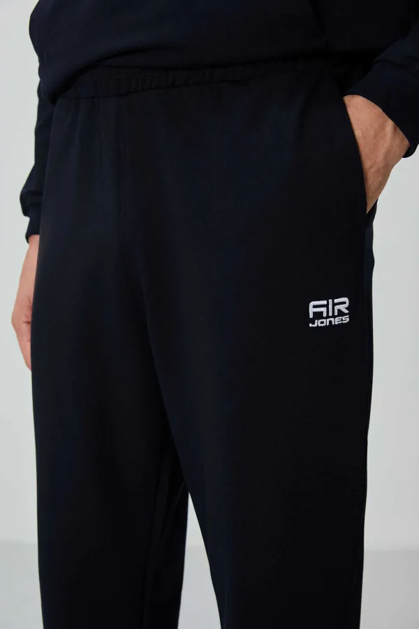 Tommylife Toptan Herbert Standart Kalıp Dik Yaka Erkek Eşofman Takım 85233 Lacivert