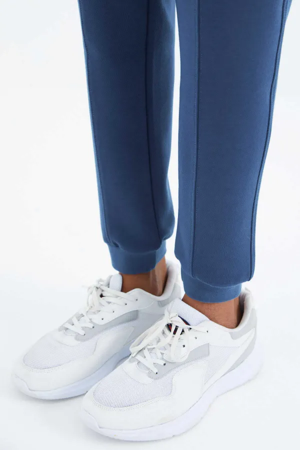 Tommylife Toptan Parlıament Bağcıklı Ön Dikiş Detaylı Standart Kalıp Erkek Eşofman Alt - 84994