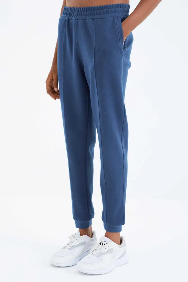 Tommylife Toptan Parlıament Bağcıklı Ön Dikiş Detaylı Standart Kalıp Erkek Eşofman Alt - 84994