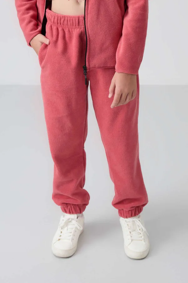Pantalon de jogging Tommylife pour filles de 7 à 15 ans, coupe standard, référence 75155, rose sauvage.