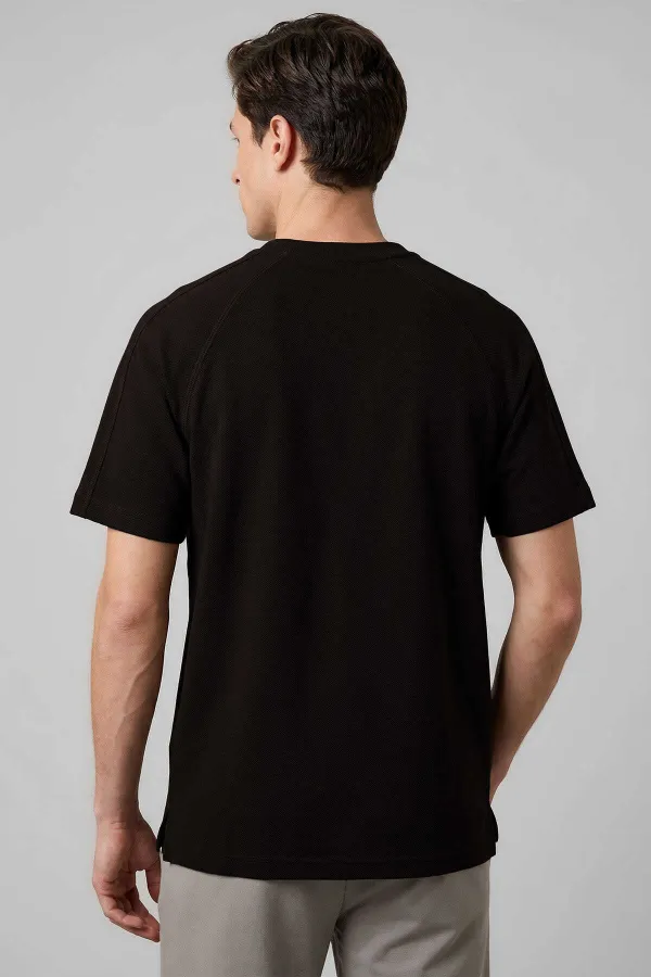 T-shirt homme Tommylife en gros, marron, coupe confortable, souple et respirant - 88495