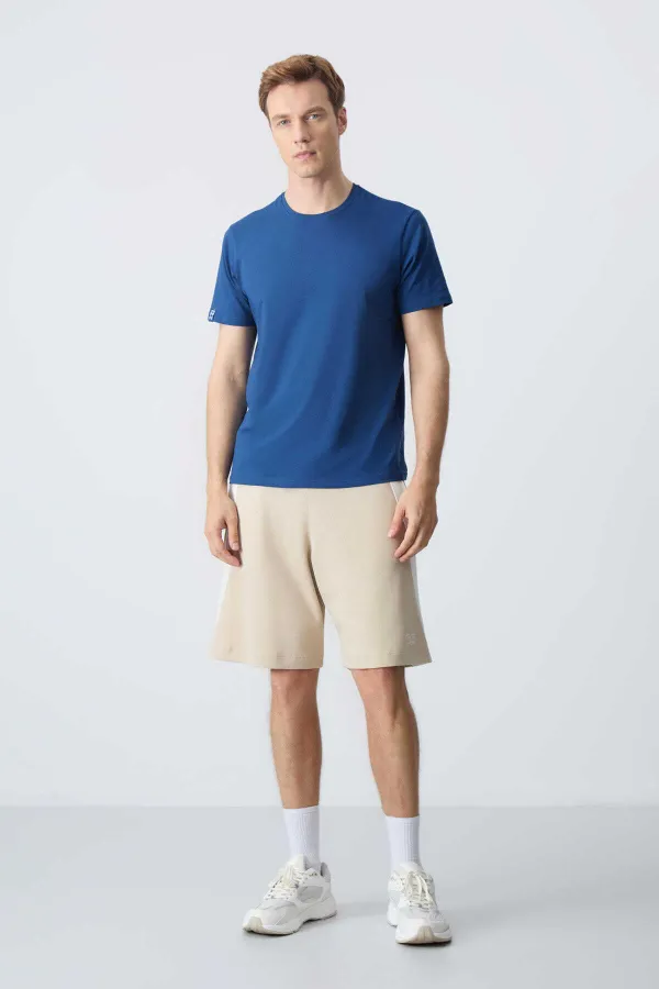 Tommylife Toptan Comfort Fit Basic Erkek Şort 81280 Bej