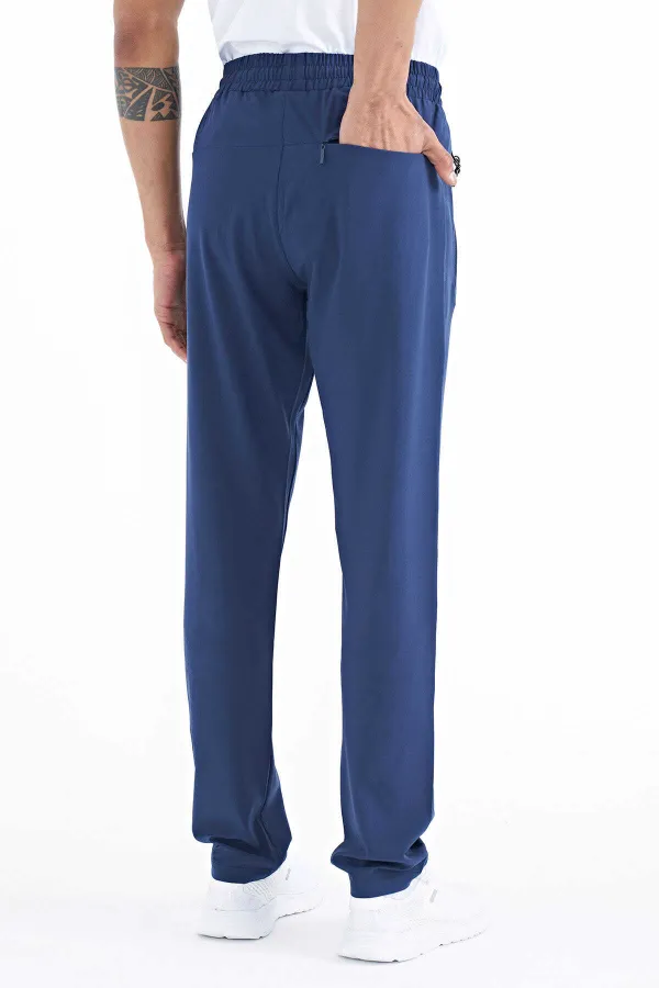Pantalon de survêtement Tommylife Wholesale Classic Leg Standard Fit à trois poches pour homme 84768 Indigo
