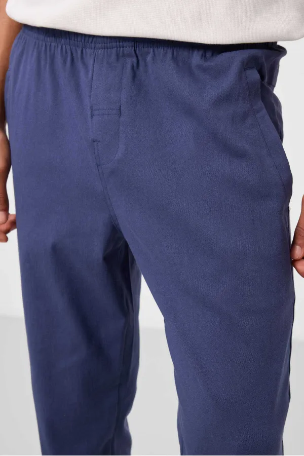 Pantalon chino tissé léger et flexible Tommylife Wholesale Standard Fit pour homme 82179 Parliament