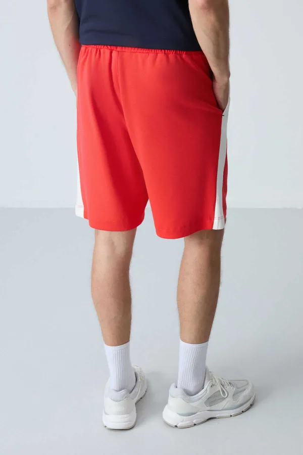Tommylife Toptan Comfort Fit Basic Erkek Şort 81280 Fiesta