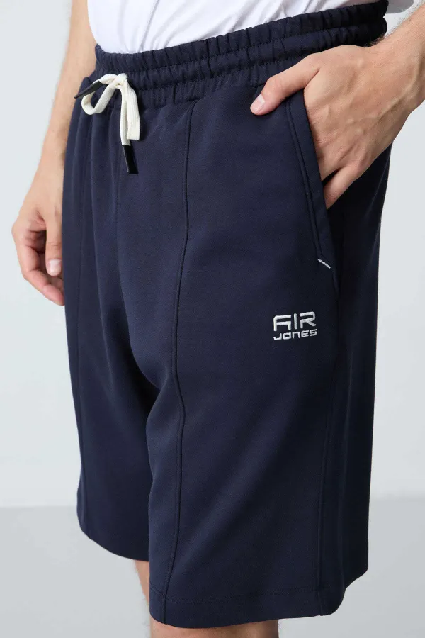 Short basique confort Tommylife pour homme, modèle 81277, bleu marine